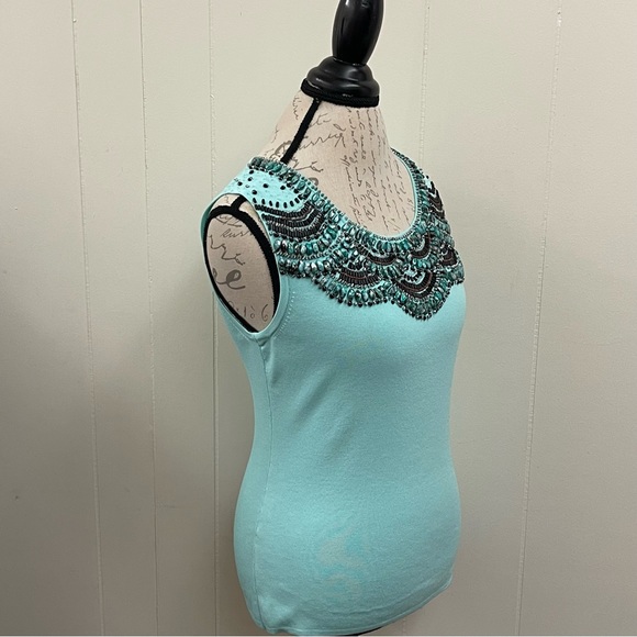 Leo Guy bead embellished knit top - Picture 9 of 9